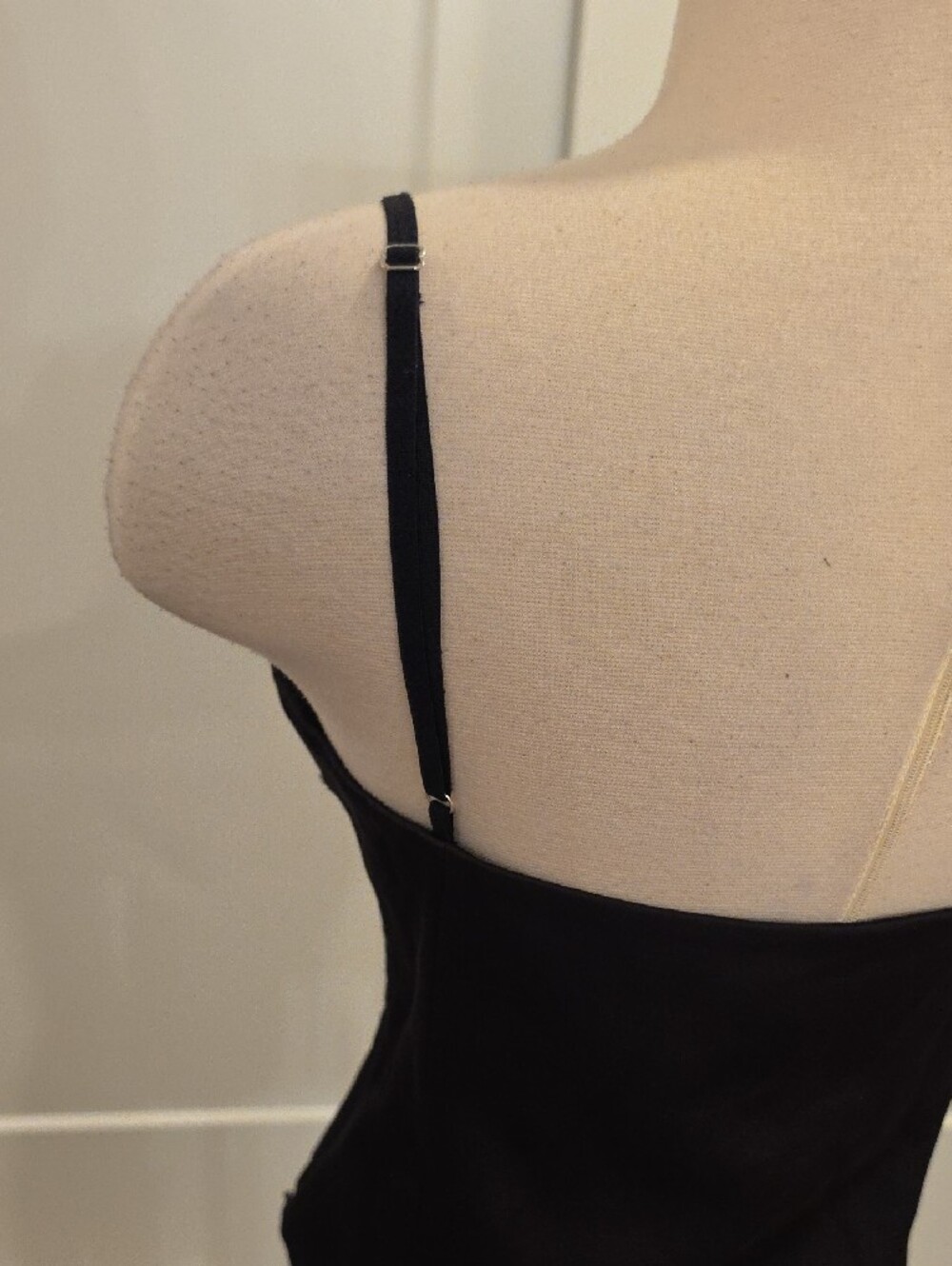 Zara women’s Black Lace-Trim adjustable Strap Cami size XL great condition - Picture 5 of 9